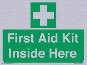 First Aid Kit Inside Here